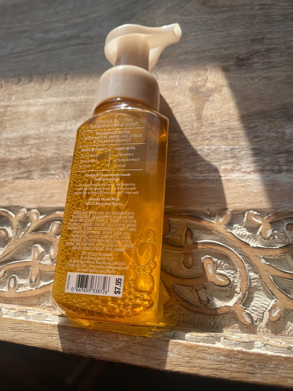 Bath & Body Works Kitchen Lemon Foaming Hand Soap - Yellow